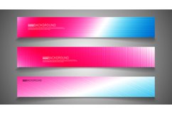 Set banner background for your design. vector graphic design Product Image 1