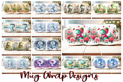 200 Cute Mug Wrap PNG Bundle | 11oz 15oz Sublimation, Dino Product Image 10