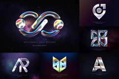 Holographic Text Logo Effects Bundle Product Image 4