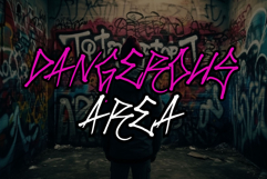 Blank Shack | Monoline Graffiti Webfont Product Image 4