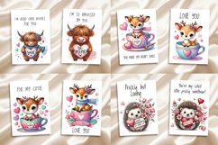 45 Valentine's day Card. Printable cards. BUNDLE Product Image 5