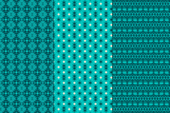 Turquoise Blue Southwestern Seamless Patterns Product Image 4