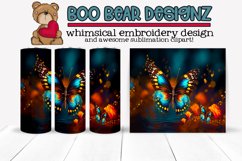 3d Butterfly Sublimation tumbler design Product Image 1