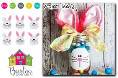 Bunny Faces Easter SVG File Product Image 1