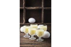 Traditional Italian liquor Vov with eggs Product Image 1