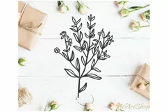 Herbs svg, Plant svg, Kitchen svg, Thyme svg, Rosemary svg Product Image 2