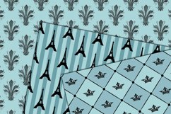 Teal Paris Digital Paper Product Image 4