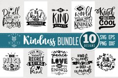 Kindness Bundle 10 designs SVG EPS DXF PNG Product Image 1
