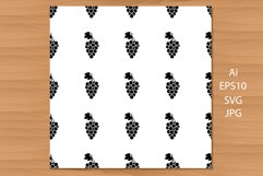 Grape. 6 Seamless patterns. Product Image 3