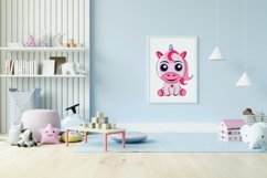 Baby Unicorn Illustration, Baby Unicorn Clipart Product Image 2