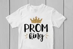 Prom King - Graduation SVG EPS DXF PNG Cutting Files Product Image 3