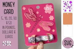Birthday Money card | Paper cutting | Money card SVG Product Image 1