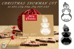 Christmas snowman svg. Snowman Mandala. Snowman Svg Product Image 1