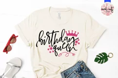 Birthday Queen - Birthday SVG EPS DXF PNG Cutting File Product Image 2