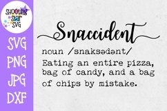 Snaccident Definition SVG - Funny Definition SVG - Food SVG Product Image 1