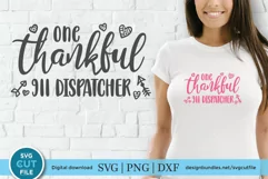 911 Dispatcher svg - One thankful 911 dispatcher svg file Product Image 1