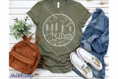 Camping svg, mountain svg, adventure svg, hiking svg Product Image 1