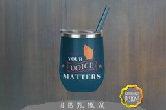 Your Voice Matters Hand Lettering SVG Product Image 1