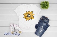 Sunflower Sublimation png, Digital Download Product Image 2