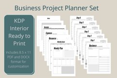 Business Project Planner Set, KDP Book Publishing Product Image 1