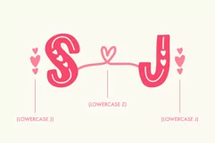 Love Struck, Thick Valentine's Heart Font - Free Font Of The Week Product Image 7