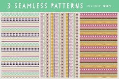 Geometric Pattern Brushes for adobe illustrator plus EXTRAS Product Image 6