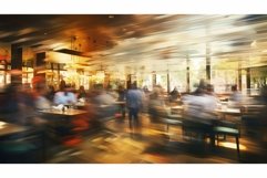 energy blurred restaurant interior set illustration Product Image 1