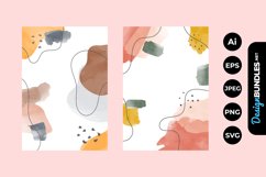 Abstract Watercolor Shapes Covers Product Image 1