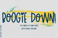 Boogie Down! Handlettered Sans Font - Free Font Of The Week Product Image 1