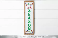 Tis The Season SVG | Christmas SVG | Christmas Lights SVG | Product Image 3