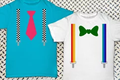 Ties and Fancy Suspenders SVG Files Product Image 1