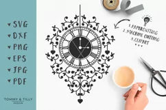 Clock - SVG DXF EPS PNG PDF JPG Cutting File Product Image 1