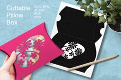 Flowers Easter Eggs Cuttable Pillow Favor Box SVG Template Product Image 1