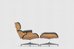 Isometric Arm Chair 3D isolated render Product Image 1