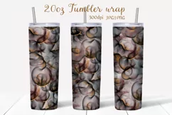Tumbler wrap 20oz, Alcohol ink background black png Product Image 1