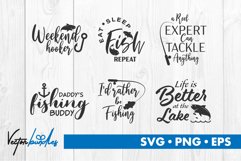 Fishing quotes svg. Cut files for crafters Product Image 3