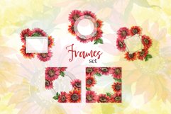 Sunflower Watercolor png Product Image 7