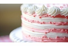 alternating pink and white stripes Product Image 1