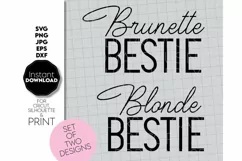 bestie SVG, Big Sister SVG, Best Friends SVG, Friendship Svg Product Image 2