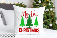 My First Christmas SVG -New Baby Christmas Celebration Product Image 5