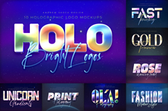 Holographic Text Logo Effects Bundle Product Image 5