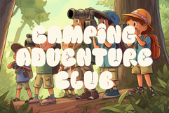 Boba Berry - 3d Fun Layered Display Font Product Image 5