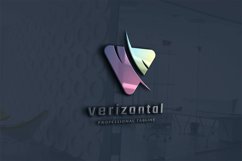 Verizontal Letter V Logo Product Image 1