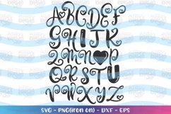 Valentine's Day svg ABC I love you letters heart shapes Product Image 2