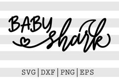 Baby shark Mama shark Papa shark SVG Product Image 7