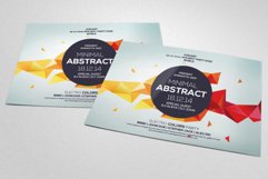 Minimal Abstract Flyer Card Templates Product Image 2