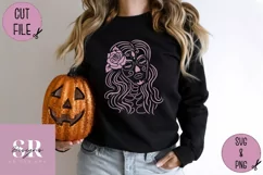 Day of the dead svg | card & vinyl cutting | Sugar skull svg Product Image 5