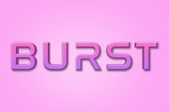 Burst Editable Photoshop Text Style Effect Product Image 1