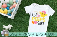 Oh For Peeps Sake SVG DXF PNG EPS Cutting Files Product Image 2