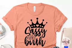 Sassy since birth - Empowerment EPS SVG DXF PNG Product Image 4